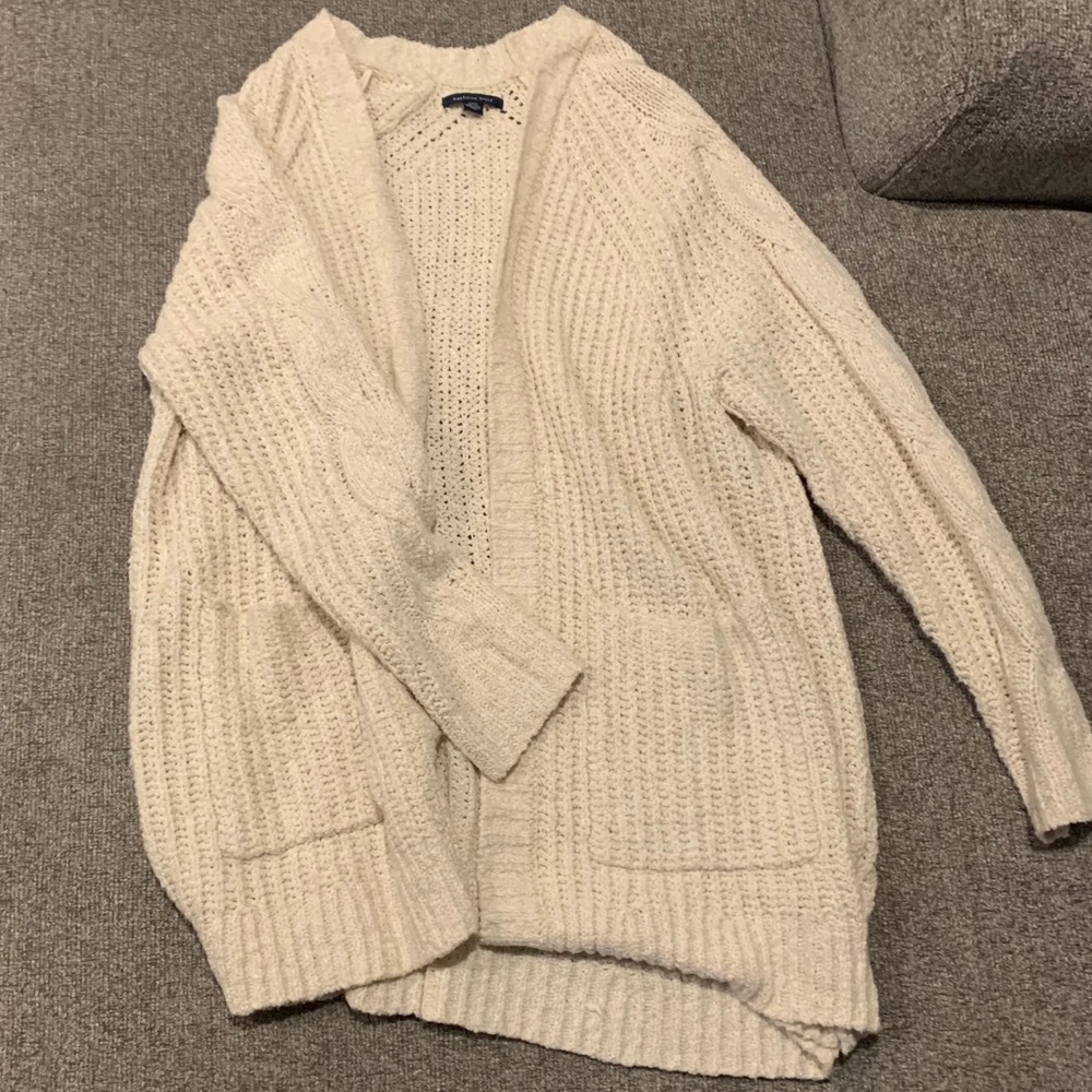 American Eagle Cable Knit Cardigan